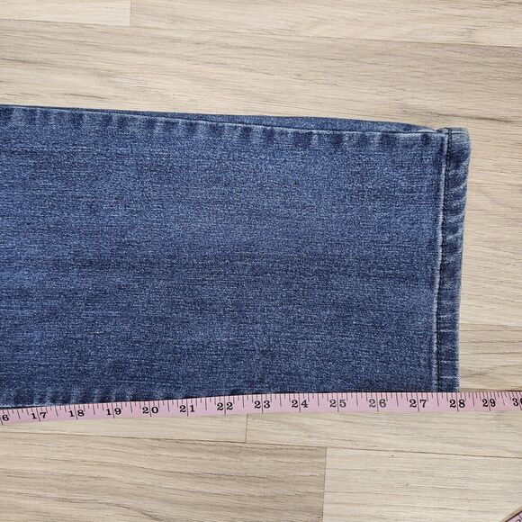 Gloria Vanderbilt Womens Blue Amanda Straight Leg Jeans Size 12 - Picture 7 of 8